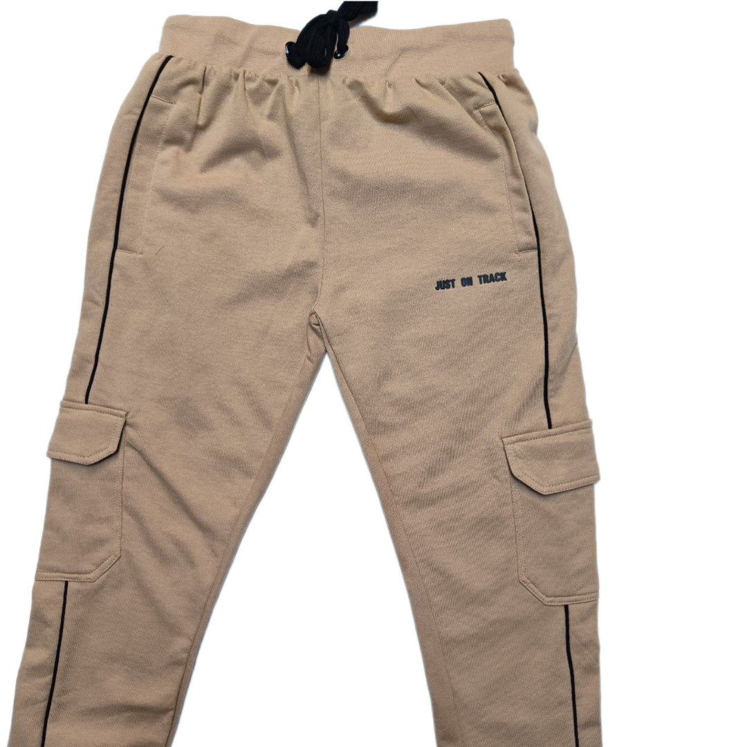 4 Pockets Side Stripes Solid Joggers