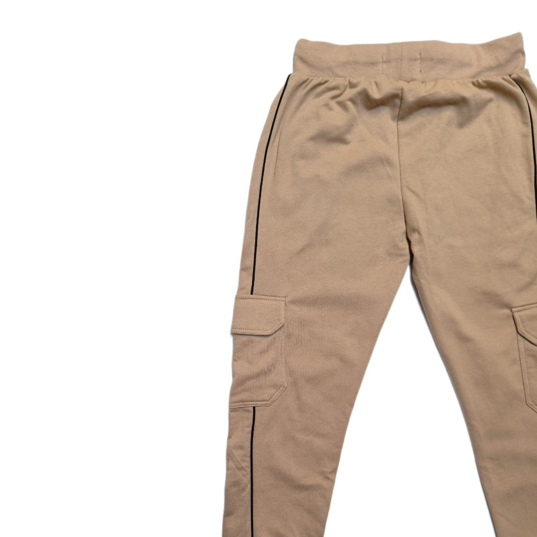 4 Pockets Side Stripes Solid Joggers