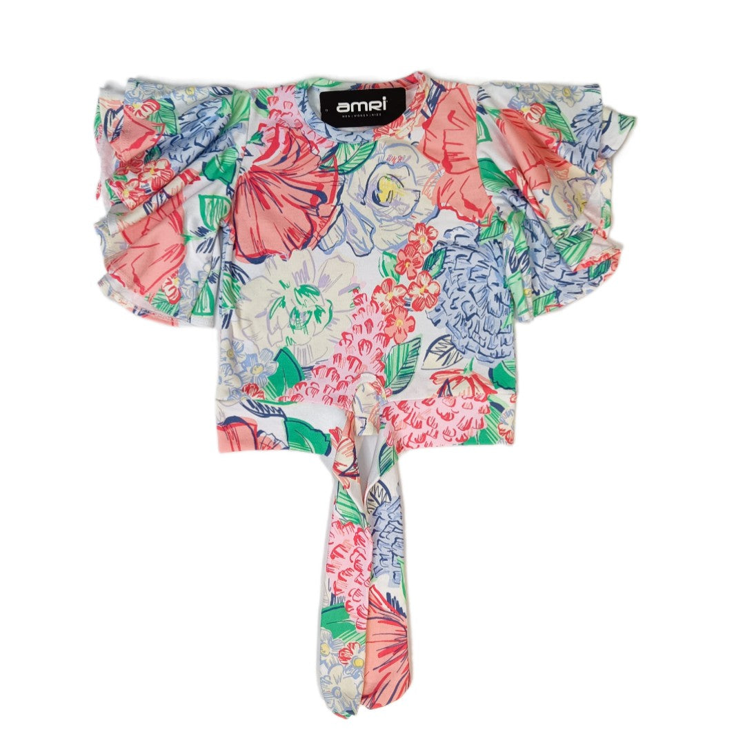 FLORAL PRINT GIRLS COORDS SET