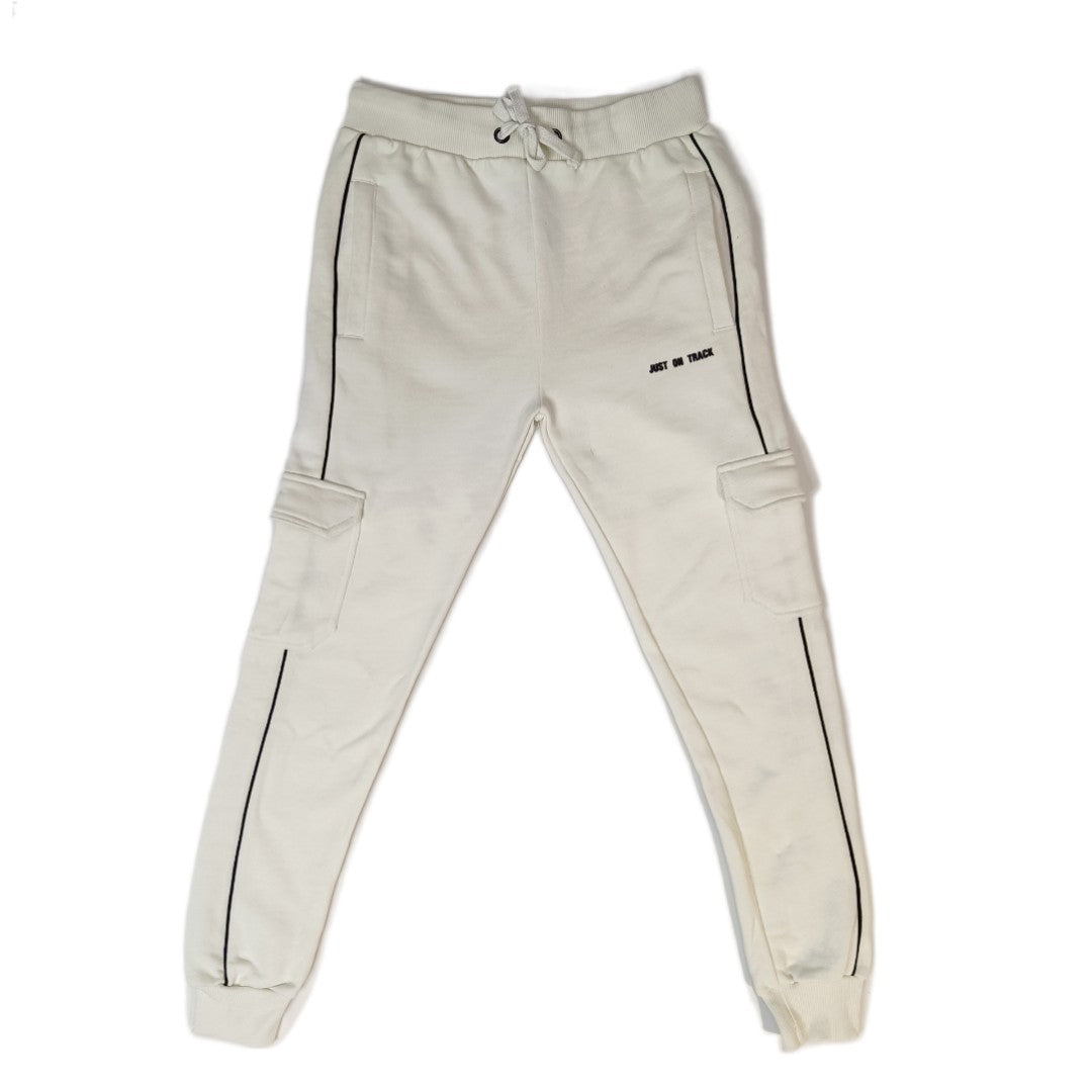 4 Pockets Side Stripes Solid Joggers